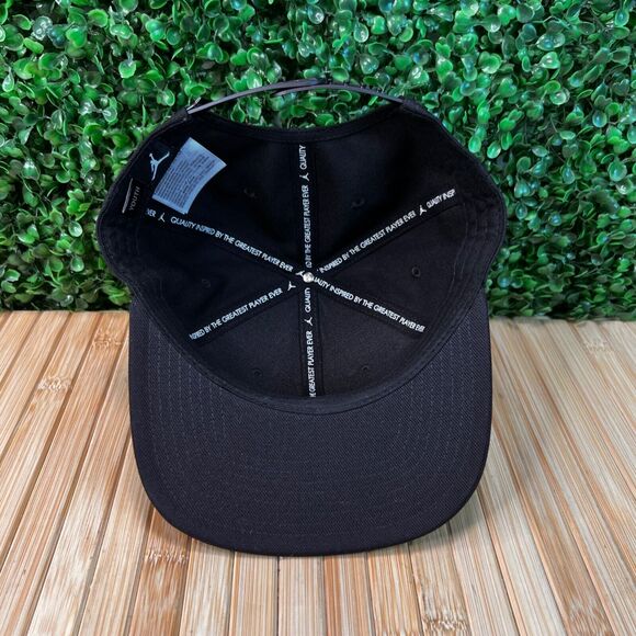 Nike Jordan Pro Jumpman Classics Cap Black Red Snapback Youth Hat - Picture 8 of 11